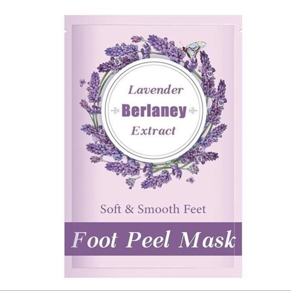 Foot Peel Mask Pro Callus Remover Lavender Rough Cracked Dry Feet Dead Skin 1 E1 - Picture 1 of 2